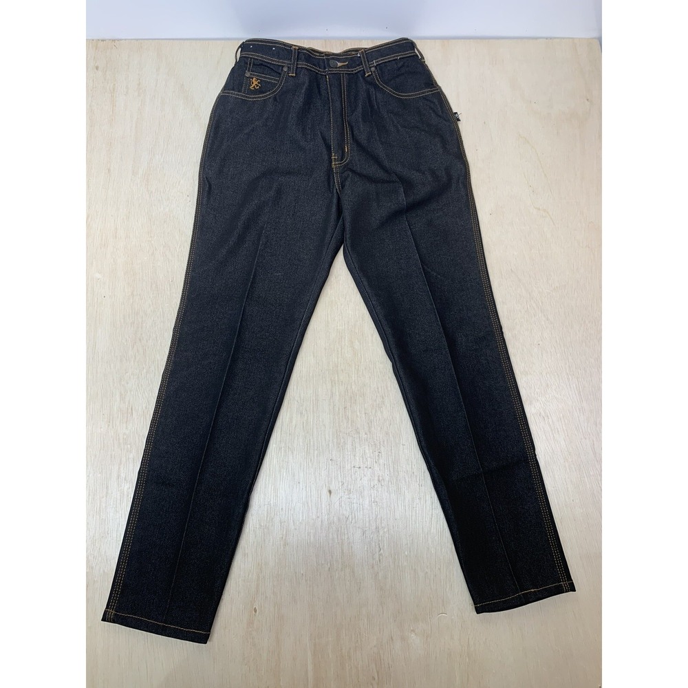 Braxton Jeans Womens Size 12 Approx‎ 28x31 Blue Straight Leg High Rise 80s Mom